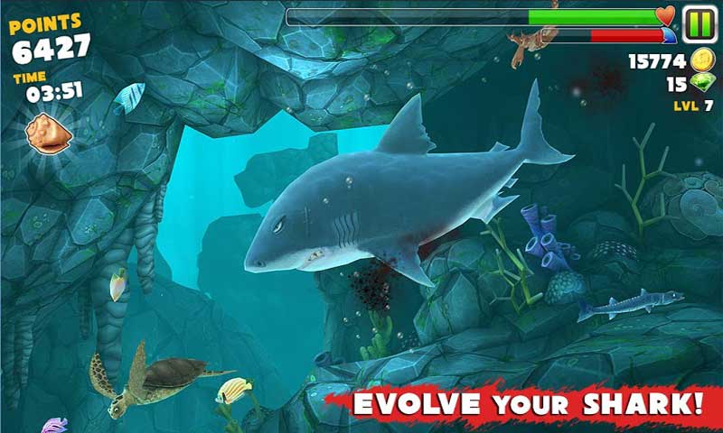 数据包】建议第一次在wifi环境下运行 《食人鲨:进化版 hungry shark