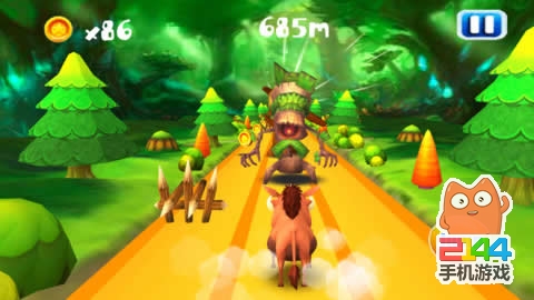 野猪森林跑酷 mega pig run bear forest